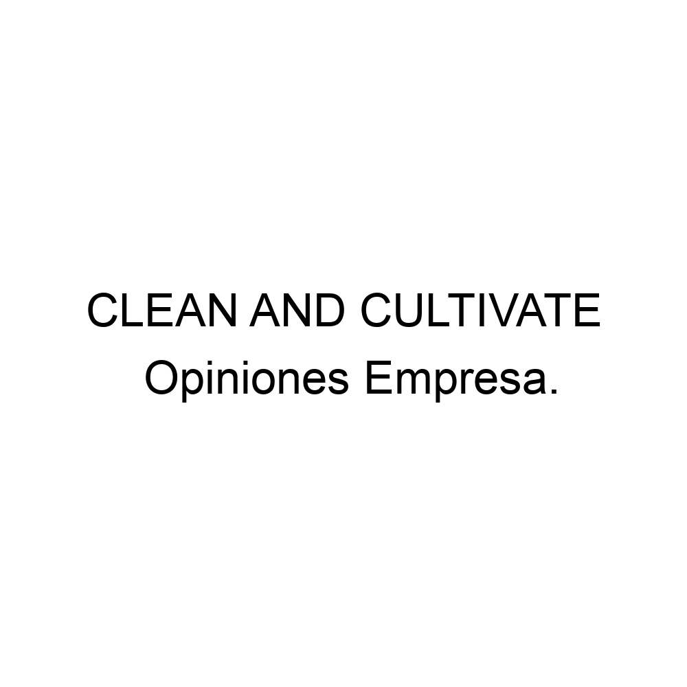 Opiniones CLEAN AND CULTIVATE, 913316350