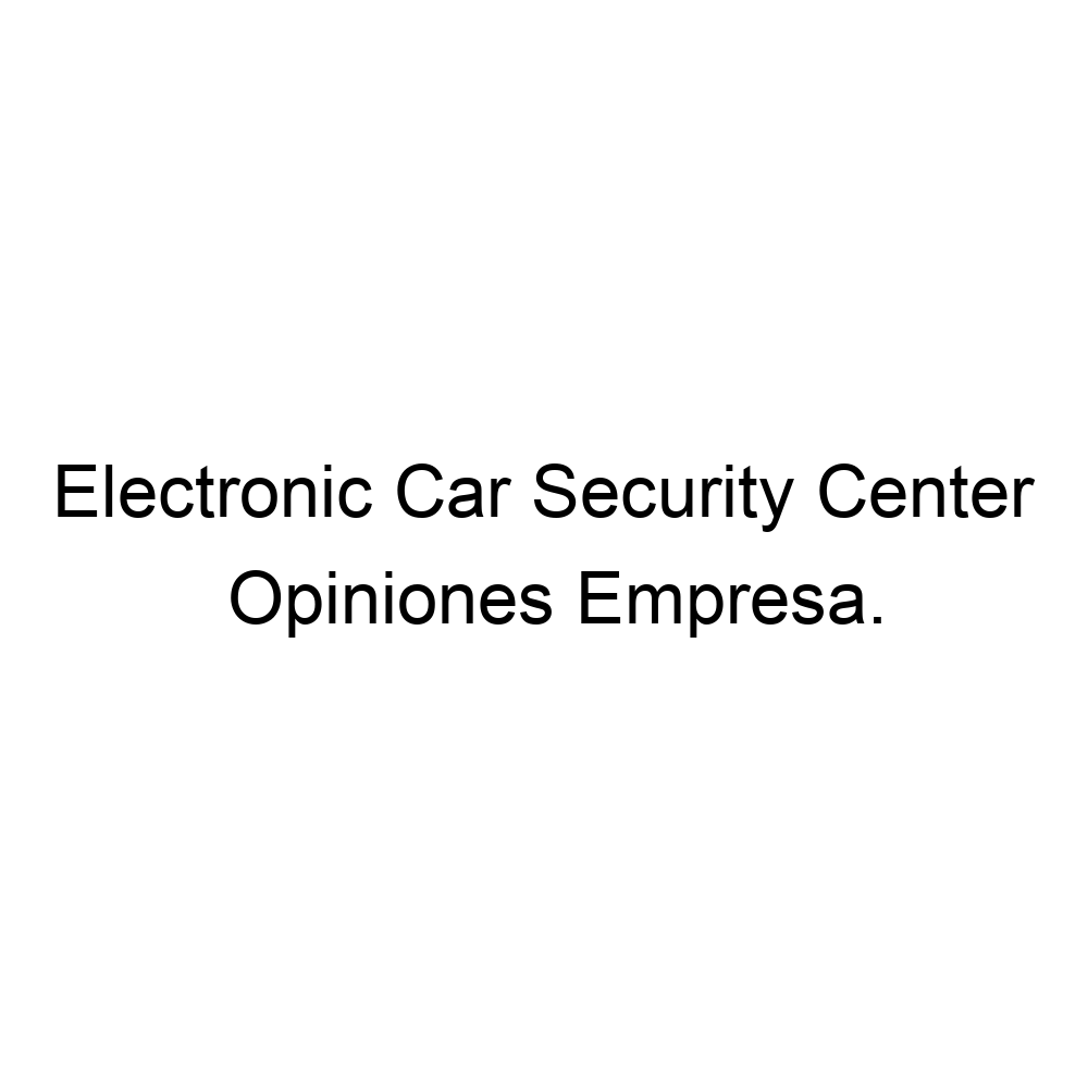 Opiniones Electronic Car Security Center, 985383754