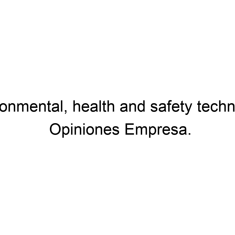 opiniones-environmental-health-and-safety-techniques-926696226