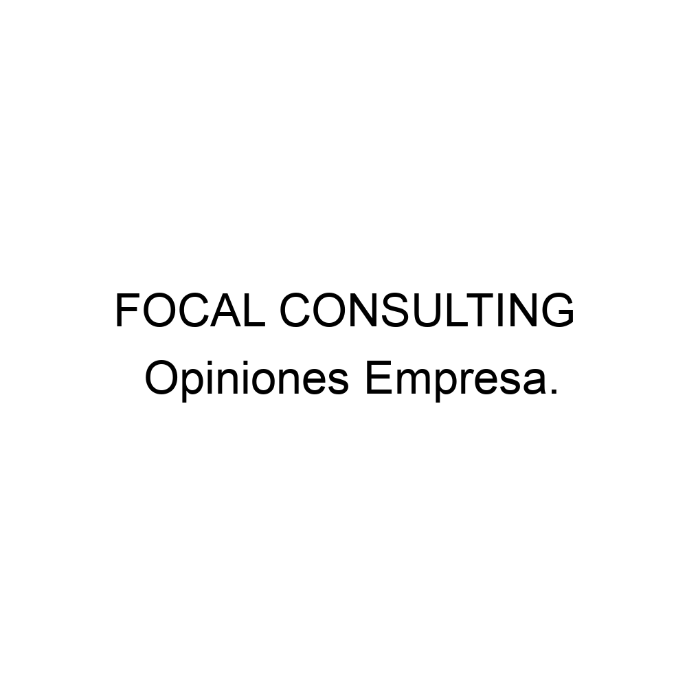 Focal Consulting 43543 