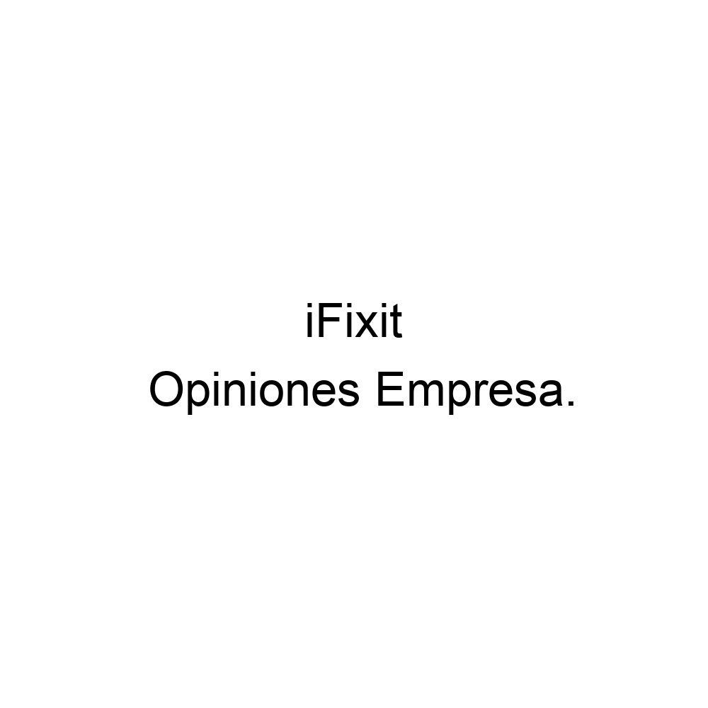 Opiniones iFixit
