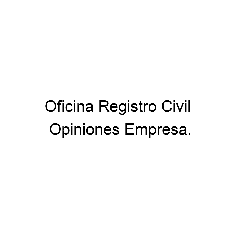 Opiniones Oficina Registro Civil, Rodalquilar ▷ 950451188