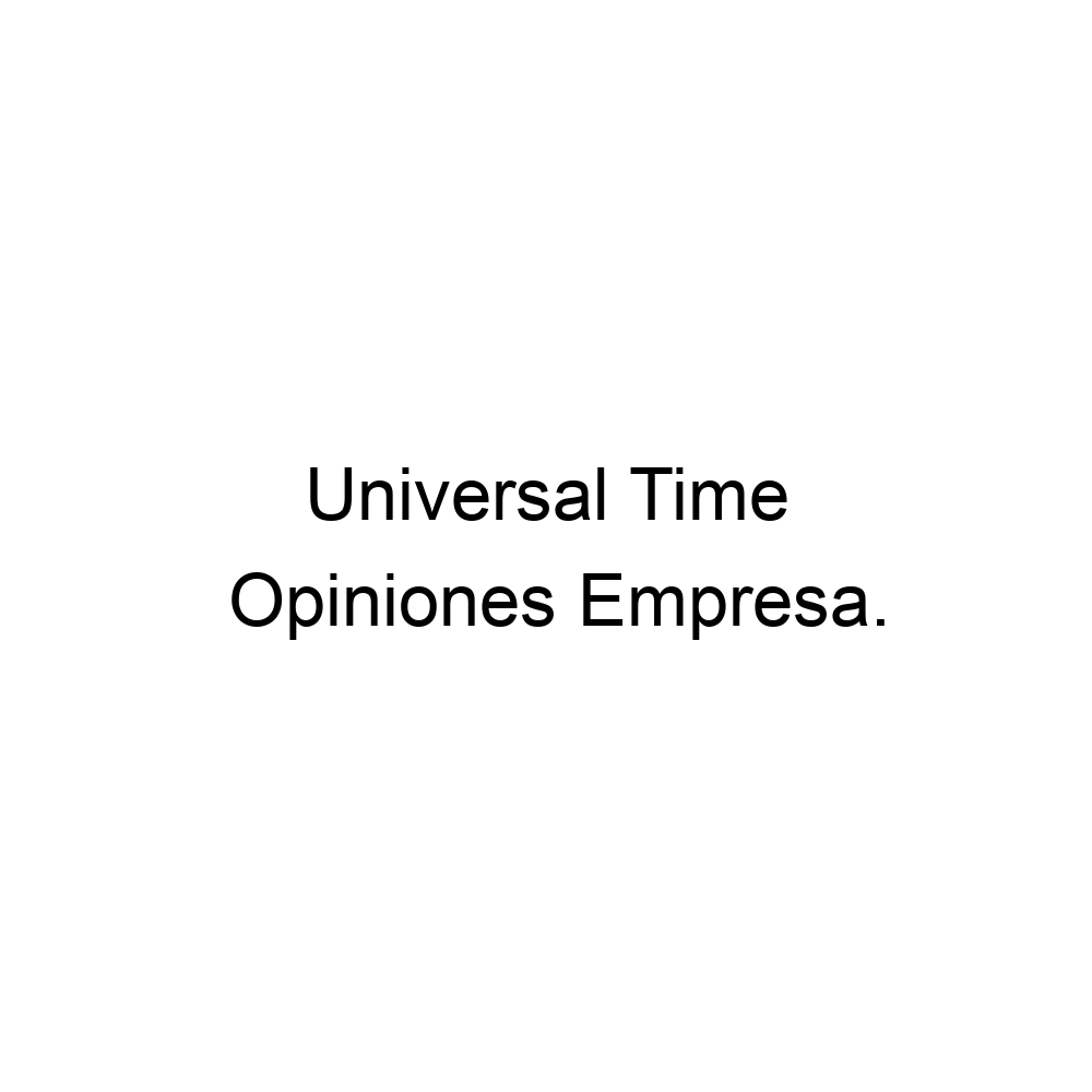 Universal Time Format Example