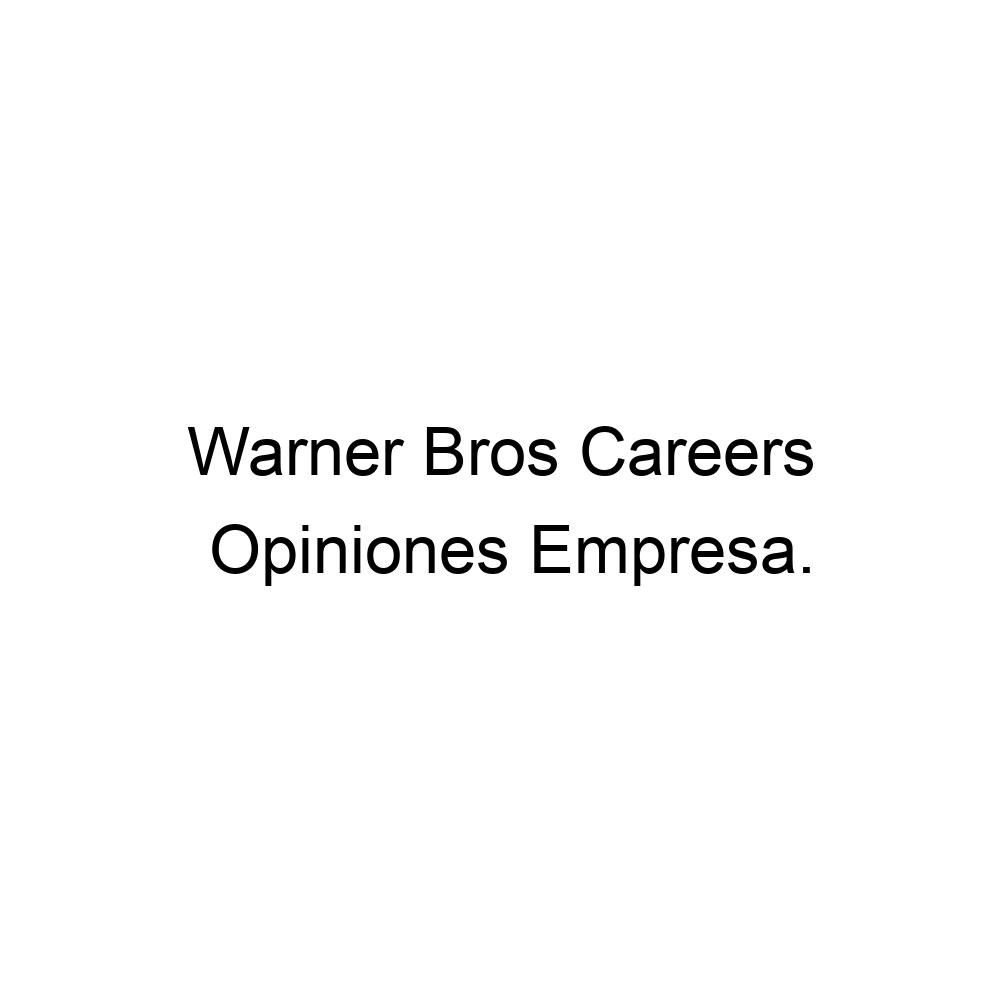 Warner Bros Careers 155988 
